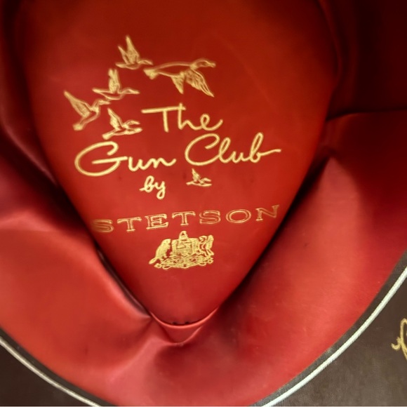 Stetson 7 1/8 Brown Tan Gun Club XXXX 4X Hat Byrnie Utz Seattle - Picture 7 of 15